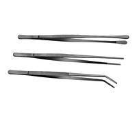 3 pinze per barbecue professionali in acciaio inossidabile, pinzette lunghe per grigliate per attività all ' aperto, lavabili in lavastoviglie