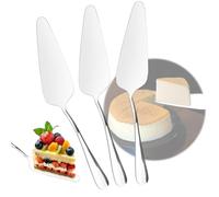 3 Pizzi Paletta Torta, 22.5cm x 4.8cm Server per Torte, Pala per Torta in Acciaio Inossidabile, Coltello Taglia Torte in Acciaio Inox, Adatto per Cucine, Feste, Matrimoni, Torte, Formaggi, Pizza