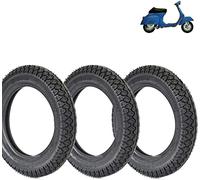 3 Pneumatici 2.75-9 Gomma Copertoni Vintage Union UM 121 Per Piaggio Vespa R L N 50 Special 4 PR