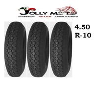 3 PNEUMATICI 4.50-10 PR8 DEESTONE per PIAGGIO APE MP 600 - 601 1 Ant. + 2 Post.