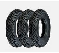 3 PNEUMATICI GOMME RINFORZATI 100.90-10 61L PIAGGIO APE RST MIX 50 1999-03