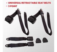 3 Point Retractable Seat Belt Lap Safety Belt for Jeep Wrangler CJ YJ 1982-1995