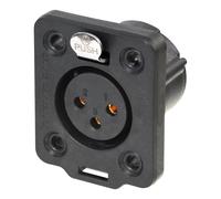 3-Pole Presa XLR Telaio Connettore - NEUTRIK