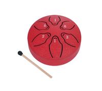 3 Pollice 6-Tone Acciaio Tongue Drum Mini Palmare Pan Tamburo Musicale Con Accessori Percussioni Z2E9 Regali Strumenti Drumstic