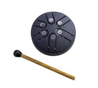 3 Pollici 6-Tone Acciaio Tongue Drum Mini Hand Pan Tamburi Bacchette Con Tamburo Giftware Musica P9A3 Strumenti A Percussione Accessori