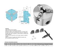 3 -pollici di Diligenza in Metallo con Pini Aggiuntivi per Trasformare gli Accessori per Macchine