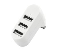 3-Port USB 2.0 Hub, USB Splitter, Flessibile Rotazione USB Hub, Hub USB con 3 porte, Safe USB Hub, Hub USB, Cellulare USB Hub, Digital Camera USB Hub, HD Camera USB Hub
