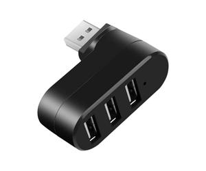 3-Port USB 2.0 Hub, USB Splitter with Rotation, Flexible USB Hub, Portable USB Hubs, USB Hub for Cell Phones, Digital Camera USB Hub, HD Camera USB Splitter, Safe USB Hub, Compact USB Hub,