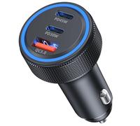 3 Porte Accendisigari Usb,93W Total Presa Caricatore Auto Usb C PD&QC3.0, Ricarica Rapida per iPhone iPad Samsung Huawei Xiaomi Tavolettaetc