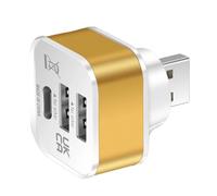 3 Porte USB Splitter Extender Accessori Computer 1 Maschio a 3 Porte Dispositivo Mobile Multi Power Extension Adattatore USB Alimentazione