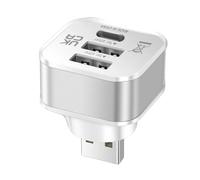 3 Porte USB Splitter Extender Accessori Computer 1 Maschio a 3 Porte Dispositivo Mobile Multi Power Extension Adattatore USB Alimentazione
