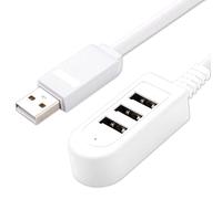 3 porte USB3 0 Hub Ultra Slim con cavo esteso Portatile Compatto Leggero Plug and Play per PC Laptop Adattatore Dissipazione del Calore Velocità Veloce Durevole