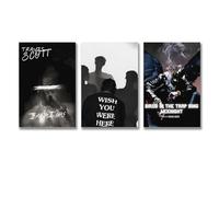 3 poster di Travis Scott, stampa artistica minimalista di Travis Scott, poster su tela, poster di Travis Scott, uccelli nella trappola, cantare McKnight, album musicale su tela, poster da parete