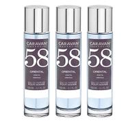 3 profumi per uomo Caravan n. 58-150 ml.