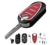 3 Pulsanti Remoto Chiave Auto Guscio Lama Non Tagliata Pieghevole Flip Caso Chiave Auto Cove per Alfa R0me0 Mito Giulietta 159 Gta