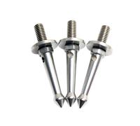 3 punte per treppiede in acciaio inox da 3/8 di pollice per terreni piÃ¹ morbidi e sciolti Gitzo/Manfrotto/Siri/Benro, ecc. Treppiede