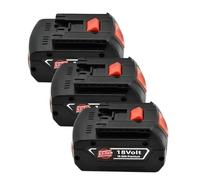 3 Pz 18.0Ah 18V Batteria Ricaricabile Agli Ioni Di Litio Compatibile Con Bosch Trapano BAT609 BAT609G BAT618 BAT618G BAT614 Sostituzione Portatile