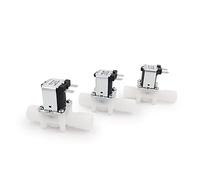 3 Pz/5 Pz Filettatura Maschio Elettrovalvola Acqua 12 V/24 V/220 V Normalmente Chiuso Valvola di Plastica Acqua Potabile interruttore di controllo(DC12V-3PCS,1/2inch)