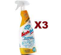 3 PZ ACETOSAN MULTIUSO DETERGENTE IGIENIZZANTE MARSIGLIA E F. AGRUMI SPRAY 750ML