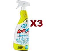 3 PZ ACETOSAN MULTIUSO DETERGENTE IGIENIZZANTE PROFUMO LIMONE SPRAY 750ML