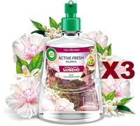 3 PZ AIR WICK ACTIVE FRESH FIORI DI SANREMO DEODORANTE RICARICA PER DIFFUSORE