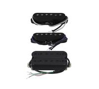 3 PZ Alnico 5 Sfalsati Single Coil Pickup e Humbucker Pickup Nero 52/52/52mm Per Parti di Chitarra Elettrica HSS