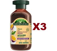 3 PZ ANTICA ERBORISTERIA SHAMPOO E BALSAMO 2IN1 IDRATANTE LATTE DI RISO 225ML