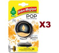 4x Arbre Magique POP Profumatore Auto Fragranza Vaniglia