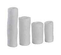 3 PZ BENDA DI GARZA ORLATA cm 10 x 5 m IDROFILA GARZATA - bende orlate