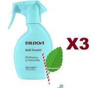 3 PZ BILBOA BELLI FRESCHI RINFRESCA LA TINTARELLA MENTA ACQUATICA 250ML