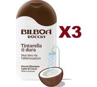 3 PZ BILBOA DOCCIA SHAMPOO TINTARELLA TI DURA LATTE DI COCCO 220ML