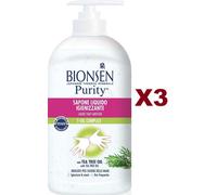 3 PZ BIONSEN SAPONE LIQUIDO PURITY T-OIL COMPLEX CON TEA TREE OIL 500ML