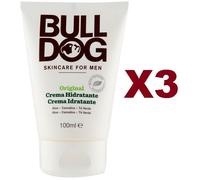 3 PZ BULLDOG SKINCARE FOR MEN ORIGINAL CREMA IDRATANTE VISO CON ALOE 100ML