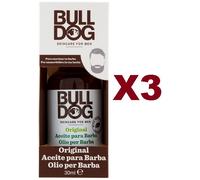 3 PZ BULLDOG SKINCARE FOR MEN ORIGINAL OLIO PER BARBA 30ML