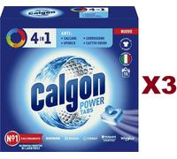 3 PZ CALGON POWER TABS 4IN1 DA 15 PASTIGLIE ANTICALCARE LAVATRICE