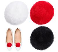 3 pz Cappello Pompon Fluffy Bunny Tail Cosplay Puntelli Scarpe Pompon Vestiti