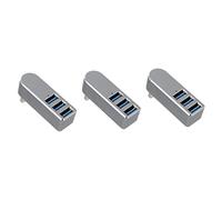 3 Pz centro penna usb adattatore USB hub dati portatile accessori per computer fornitura informatica Hub USB a 3 porte hub USB per telefono Lega di alluminio Divisore ruotare