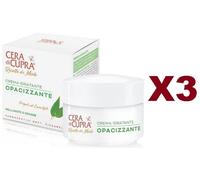 3 PZ CERA DI CUPRA CREMA IDRATANTE OPACIZZANTE PROPOLI ED EUCALIPTO 50ML