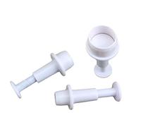 3 pz Cerchio Rotondo per Biscotti Stampo per Torta Stampo per Biscotti a Molla Stampo per Biscotti in Plastica Stantuffo per Zucchero Pratici Gadget da Forno per Fondente Formine per Fondente