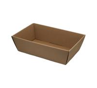 3 PZ Cesto Vassoio per Bomboniere Scatola Regalo 34x20.5x11cm ONDA AVANA 19GT