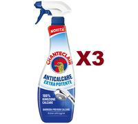 3 PZ CHANTECLAIR ANTICALCARE EXTRA POTENTE 100% RIMUOVE CALCARE SPRAY 625ML