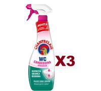 3 PZ CHANTECLAIR WC CANDEGGINA MOUSSE IGIENIZZA SBIANCA DEODORA SPRAY 600ML