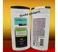 3 pz Clinians DETOX Latte e Tonico Purificante Deterge Detossifica Esfolia 200ml