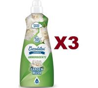 3 PZ COCCOLATEVI LAVANDERIA AMMORBIDENTE SUPER PROFUMANTE GARDEN MUSK 1250ML
