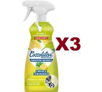 3 PZ COCCOLATEVI SGRASSATORE UNIVERSALE LIMONE E LEMONGRASS SUPERFICI 625ML