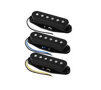 3 PZ Collo+Middle+Ponte Alnico 5 Pickup Chitarra Elettrica Pickup Bobina Singola Parti di Chitarra Nera Pickup