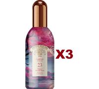 3 PZ COMPAGNIA DELLE INDIE PARFUM DE VOJAGE 23 ROSA E MUSCHI ROSA PROFUMO 100ML