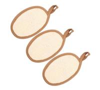 3 Pz compresse per la in luffa spugna scrubber per il corpo scrubber esfoliante per il spugne da spugne esfolianti vasca fiocchi cuscino per il viso Macchia tessuto