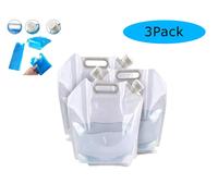 3 PZ Contenitore Acqua Tanica Pieghevole Liquidi emergenza benzina 10L 3L