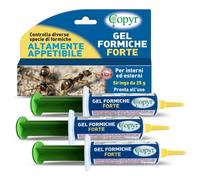 3 PZ Copyr Gel Formiche Forte 25 gr. per Ambienti Interni ed Esterni 1H3O